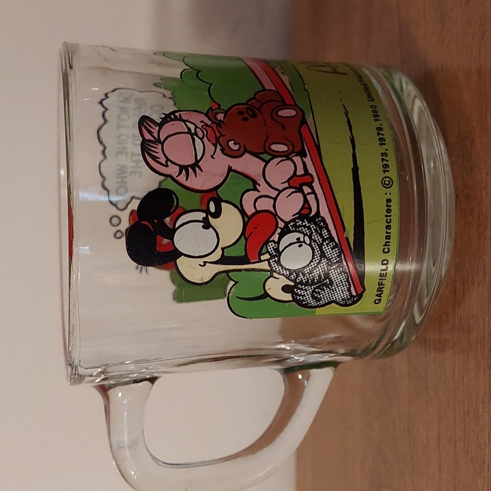 Vtg.1978 Garfield McDonald's Glass Mugs - Picture 11 of 16